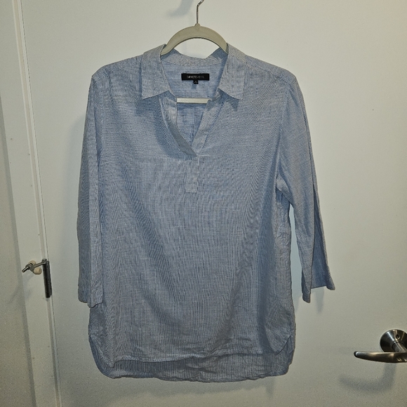 Lafayette 148 New York Tops - Lafayette 148 new york blue blouse